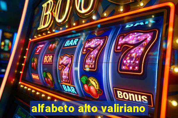 alfabeto alto valiriano